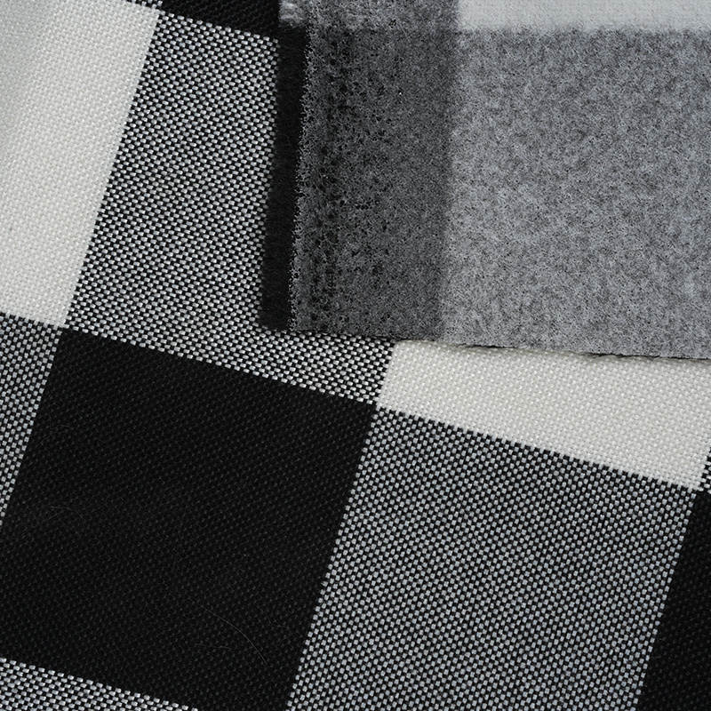 Tessuto di lino poliestere scozzese 10 * 10